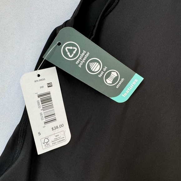 BLACK MTA SPORT DRESS SIZE SMALL NWT - Picture 7 of 7